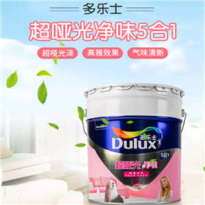 多樂(lè)士超啞光凈味５合１五合一室內(nèi)墻面
